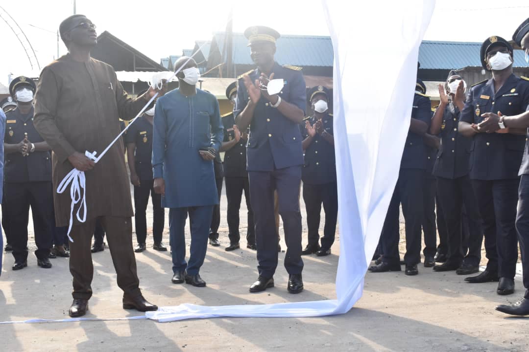 Général Yark Damehane a procédé mercredi 8 juin 2022 à l'inauguration du "MESS'', nom donné à la cantine de la Police nationale