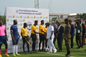 le 37ème championnat militaire et paramilitaire de football, édition 2023 a débuté ce mardi 28 février 2023 au stade municipal de Lomé