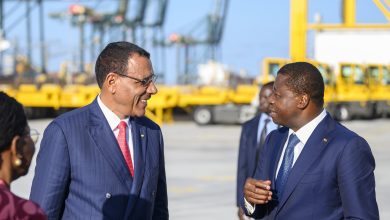 Gnassingbé et Bazoum ont pris part, lundi 20 mars, à la cérémonie de mise en service des grues portiques par Lomé Container terminal (LCT).
