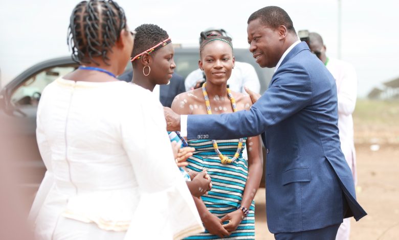 Gnassingbé a procédé, mardi 21 mars 2023, au lancement des travaux de la troisième phase de la centrale solaire photovoltaïque de Blitta 