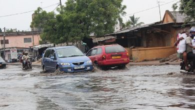 l'Agence nationale de la protection civile (ANPC) fait part des débordements de certains bassins de rétention d’eau à Lomé