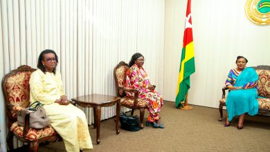 la présidente de l’Assemblée nationale, Yawa Djigbodi Tsègan, s’est entretenue avec Binta Sanneh, nouvelle Représentante résidente du PNUD