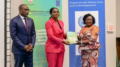 Ablamba Sandra Johnson, a présidé vendredi 19 mai 2023 à Lomé, la cérémonie de lancement du rapport sur le développement humain,