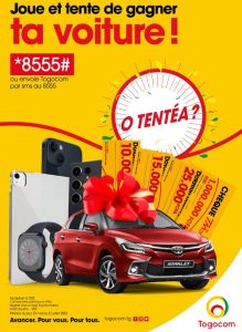 TOGOCOM, le premier opérateur global qui avance pour vous organise du 23 mai au 21 juillet 2023, le jeu Quiz Data (*8555*1#) 