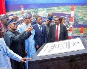 Le président Faure Essozimna Gnassingbé, a assisté lundi 22 mai 2023  à Lagos au Nigéria à la cérémonie d’inauguration de Dangote Oil Refinery, la plus grande raffinerie à train unique au monde.