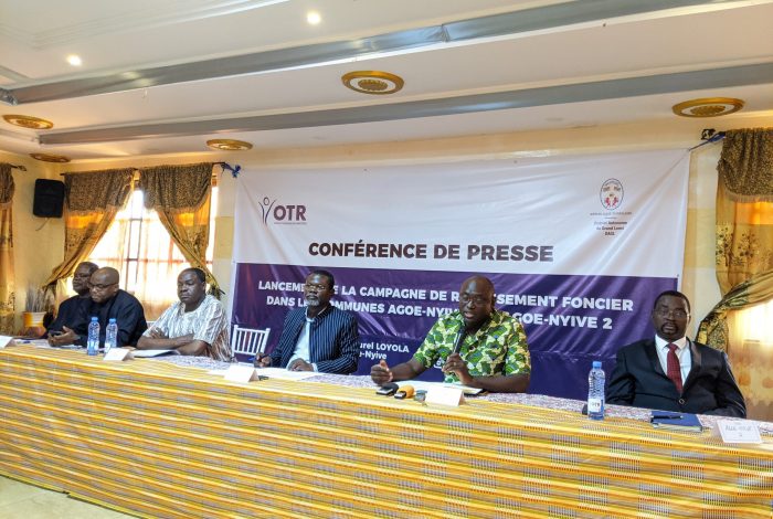 Une campagne nationale de recensement général du foncier démarre le 22 mai prochain dans les communes d'Agoè-nyivé 1 et 2.