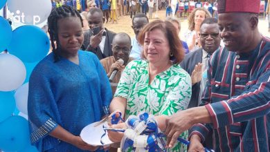 Dr Bärbel Kofler et le ministre Eké Hodin ont inauguré le Centre de formation technique et professionnel (CFTP) de Gando