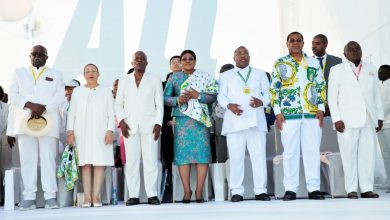 Ali bongo, président du Parti Démocratique Gabonais (PDG)  a été investi lundi 10 juillet A cette occasion, le UNIR a été représenté