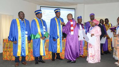 Trois enseignants-chercheurs de de l'Université de Kara ont été honorés dans l’Ordre International des Palmes Académiques (OIPA/CAMES).