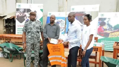 SMPDD a remis un don de matériels de travail et d’hygiène à l’administration pénitentiaire de la prison civile de Lomé.